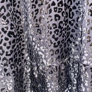 Short cheetah print dress